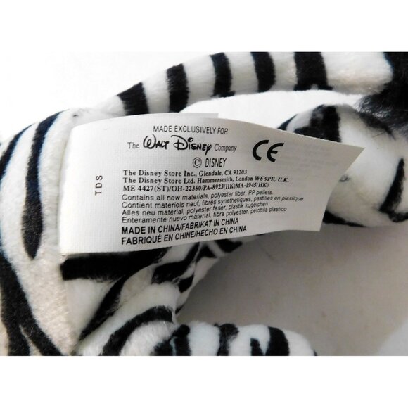 Disney Store Winnie The Pooh Zebra Plush Toy Soft Black White Stripes 8” - Picture 6 of 6